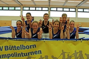 Gut gelaunt in neuen Trikots präsentierte sich die zweite Mannschaft des TVB