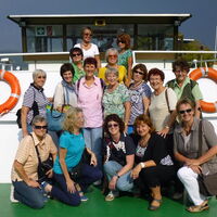 „Schiff Ahoi“ hieß es in Miltenberg: eine Schifffahrt ist immer lustig, vor allem bei tollem Wetter!