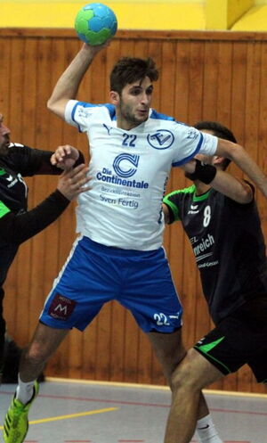 Steuerte vier Tore zum Kantersieg bei: Andreas Dörr (Foto: www.hbz-da.de, A. Kübelbeck)