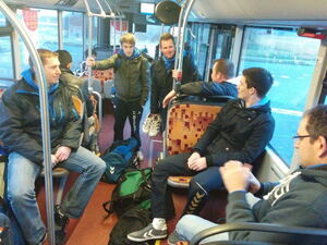 ...mit dem Bus zum Auswärtsspiel