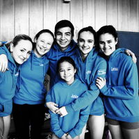 v.l. Elisabeth, Lea, Marcel, Lynn, Larissa - vorne ist Junice