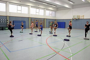 Die Trampoliner auf den Aerosteps mit Mareike Witusch