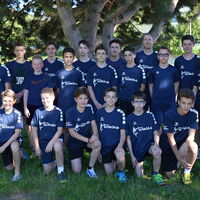 Die männliche C-Jugend mit ihrem Trainerstab