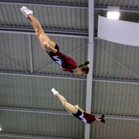 Deutsche Vizemeisterin im Synchronspringe wurde Melissa Baitinger letztes Jahr mit ihrer Partnerin Lisa Korten vomo SV Weiskirchen