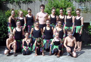 Auftritt der Turner und Trampoliner bei der Eröffnungsfeier 2011