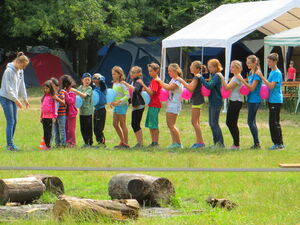 Auch Geschicklichkeitsspiele fördern das Wir-Gefühl...