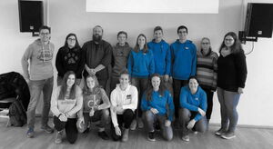 Unsere neuen Kampfrichter (in blau)