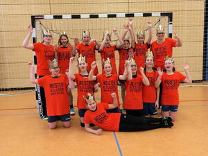 Meister der Bezirksliga wurde die weibliche D-Jugend der JSG Büttelborn