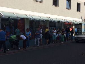 Kurz vor neun Uhr beim Sporttreff