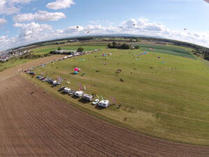 Das Drachenfest von oben