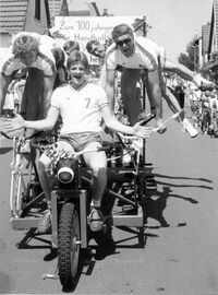 Umzug am Jubiläum 1988