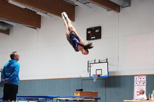 Noel und Junice (Foto) wollen sich für die DM auf dem Doppel-Mini qualifizieren