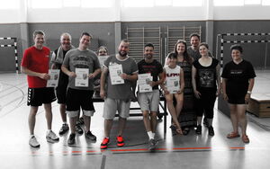 Gruppenfoto am Ende des Turniers