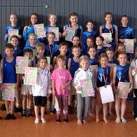 Der TV Büttelborn beim Vergleichswettkampf in Crumstadt