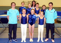 Die zweite Mannschaft mit den Trainern Felix, Petra und Tim