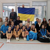 Die Biddelberner Delegation in Frankfurt