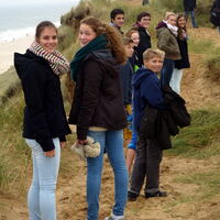 Auf dem Roten Kliff bei Kampen