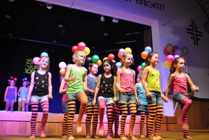 Eine tolle Show bot die Vereinsjugend beim "Zirkus in der Tornhall"